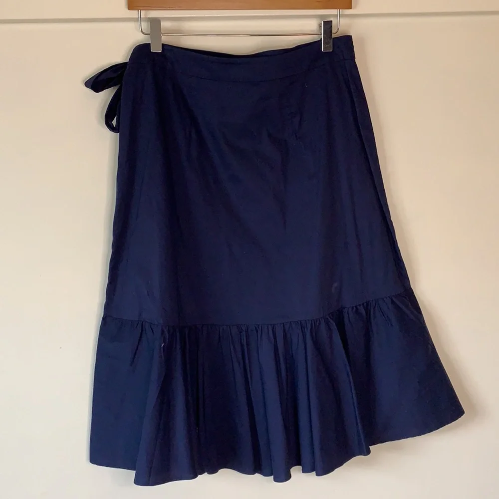 LOFT ruffle wrap skirt - Picture 2 of 5